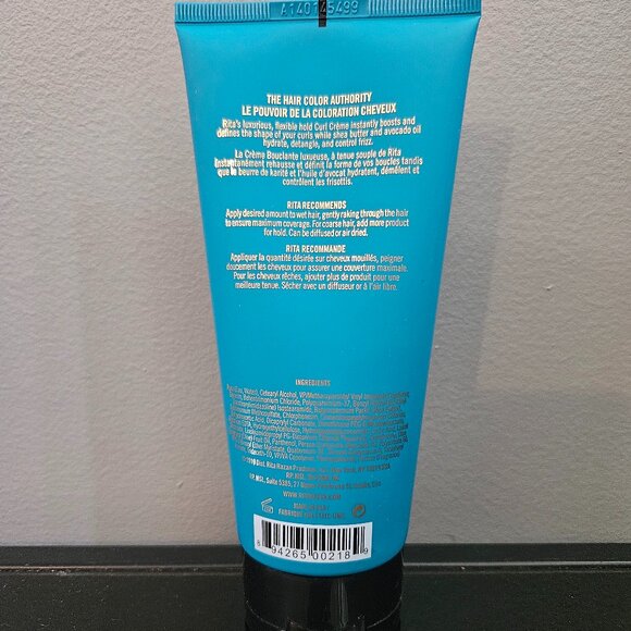 RITA HAZAN NEW YORK CURL CREME-FOR PERFECT CURLS-6 fl oz/175 ml-BRAND NEW-SEALED - Picture 2 of 2